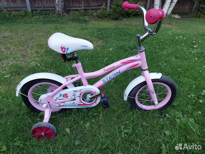 Детский велосипед stern 12 розовый