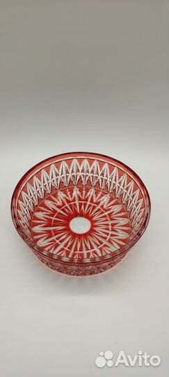 Ваза салатник Хрусталь 1960-х гг, СССР Д550 Высот