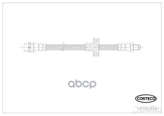 Шланг тормозной BMW: X5 3.0 d/3.0 i/4.4 i/4.6 i