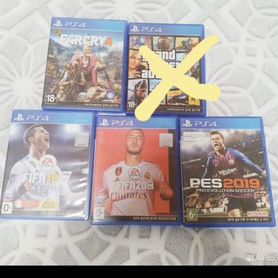 Игровые диски на ps4