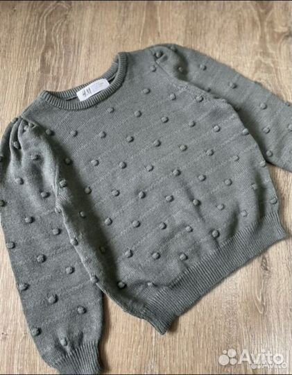 Свитер hm для девочки 140