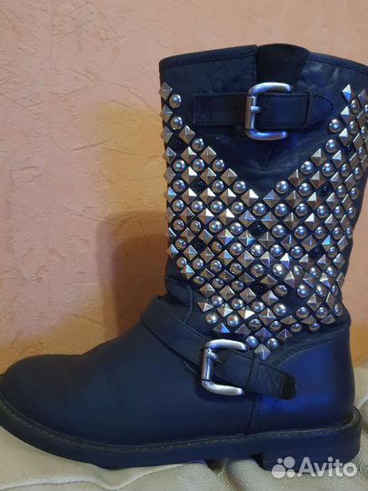 Полусапожки 37д/с натурал кожа