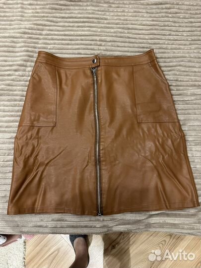 Кожаная юбка