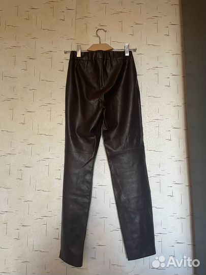Брюки кожаные