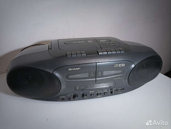 Двуx кассетная магнитола Sharp WQ-CD 220L
