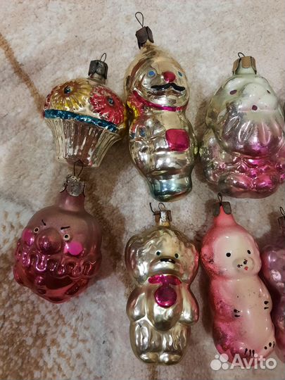 Елочные игрушки СССР