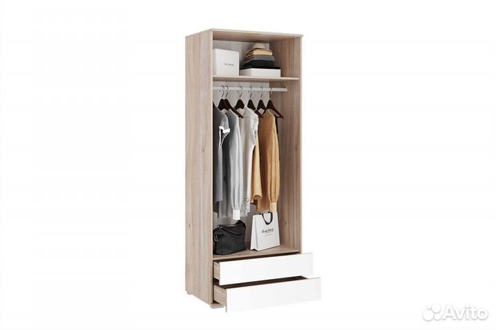 Зоо Шкаф двухдверный со штангой