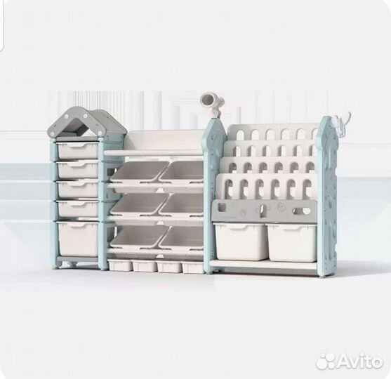 Стеллаж для хранения игрушек новый