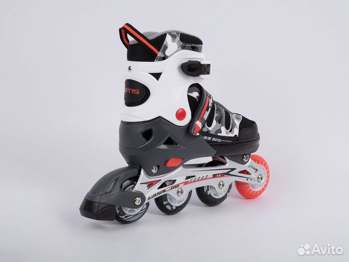 Ролики sitis Winner Black-White-Grey Gel242