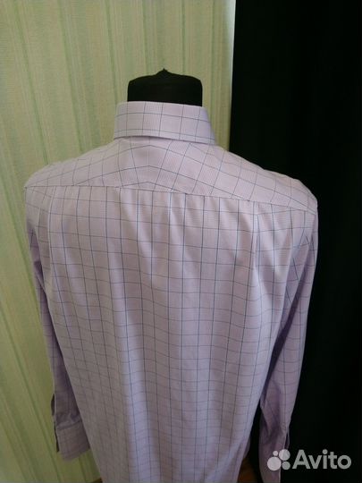 Рубашка Charles Tyrwhitt slim fit non iron 42 под