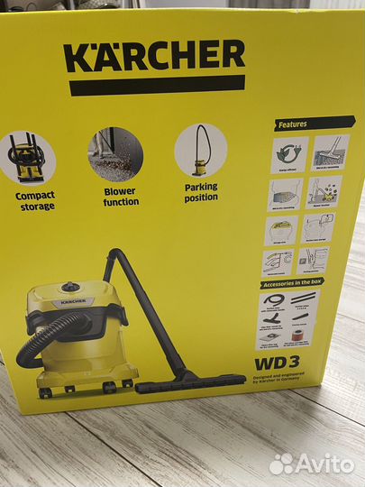 Пылесос Karcher wd3