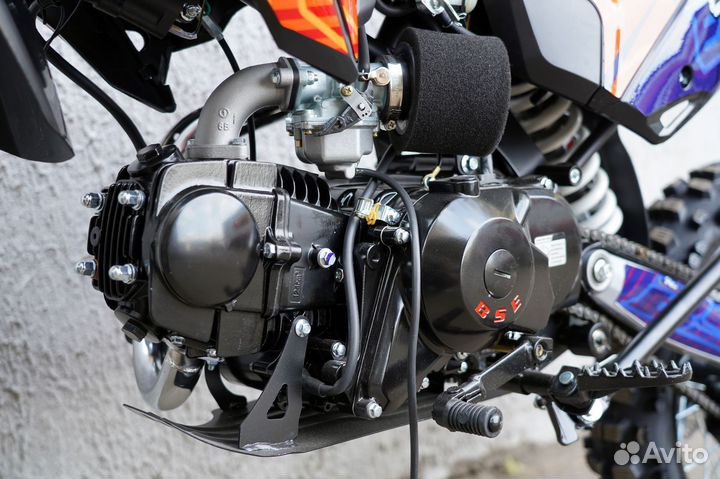 Питбайк EX 125E (020) Blue Orange Ant 17/14