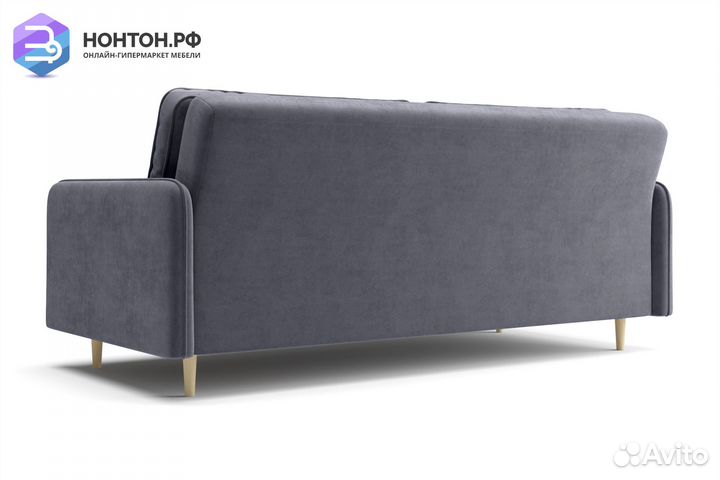 Диван книжка Эстет темно-серый