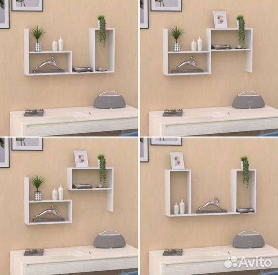 Полка настенная, угловая для книг, икон, кухни