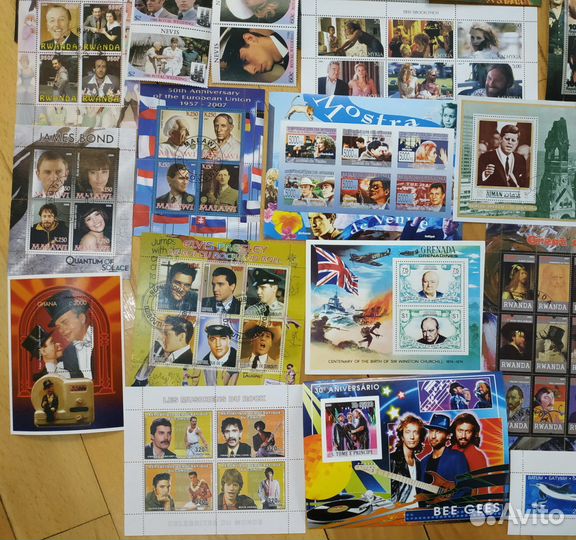 Disney Queen Pink Floyd Doors Madonna марки блоки