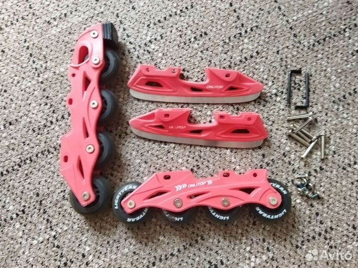 Коньки ролики 2 в 1 29-32 размер