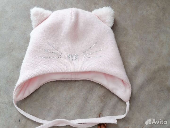 Шапка для девочки осень