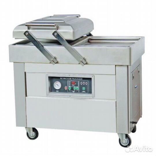 Напольная двухкамерная вакуум-упаковочная машина