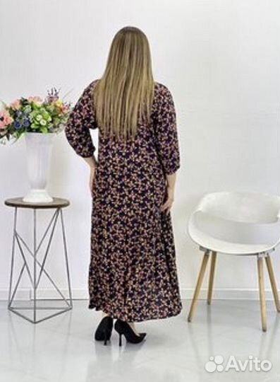 Р.54-56 Бохо Шик Стильное женское суперское платье