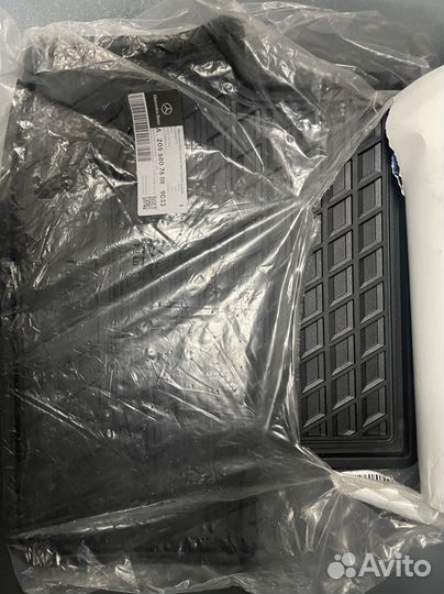 Задние коврики mercedes C class w205