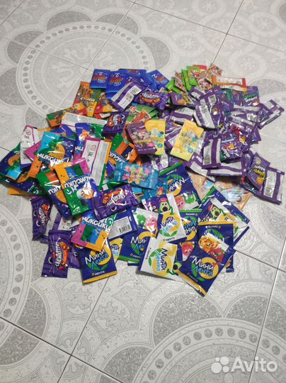 Скрепыши топ, Скейтеры, Мини лента, микс 195 шт