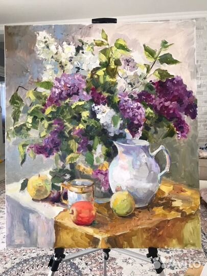 Картина маслом на холсте с подрамником