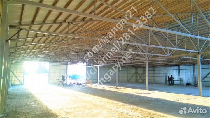 Строительство ангаров/производство ферм под ключ