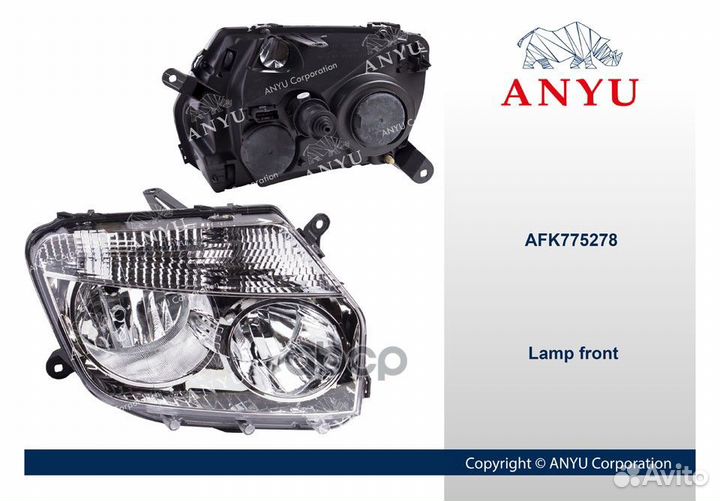 Фара передняя Правая AFK775278 anyu