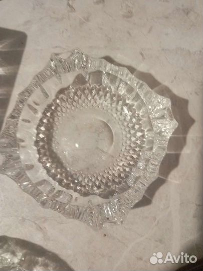 Пепельницы хрусталь