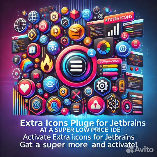 Extra Icons + All ide 1-12мес. лицензия JetBrains