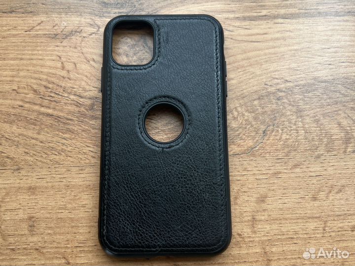 Чехол на iPhone 11 кожаный