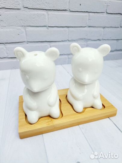 Набор соль перец солонки. Новые