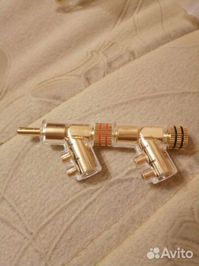 Акустический разъем конектор лопатка wbt банан pin