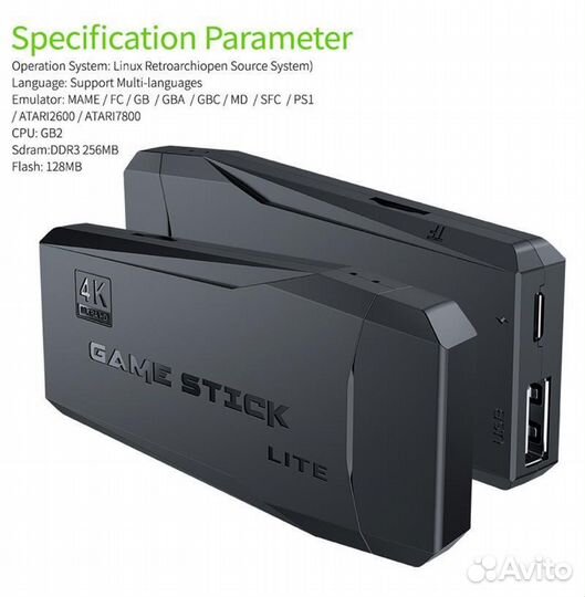 Игровая приставка game stick lite