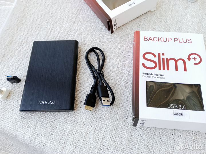 Внешний накопитель 500 Гб USB 3.0