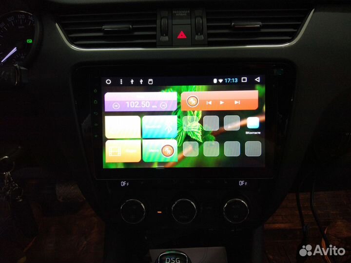 Магнитола Андроид Skoda Octavia A7 в штатное место