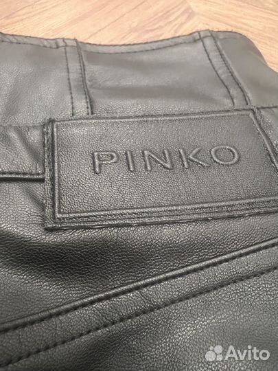 Кожаные брюки pinko