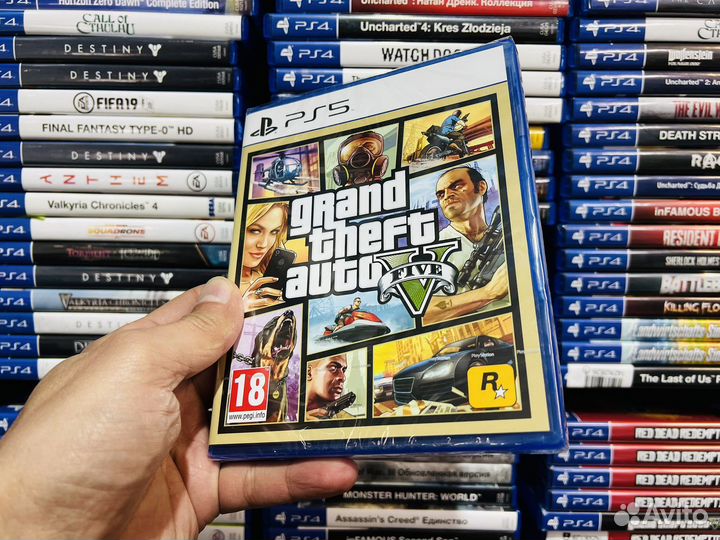 Gta 5 ps5 диск новый