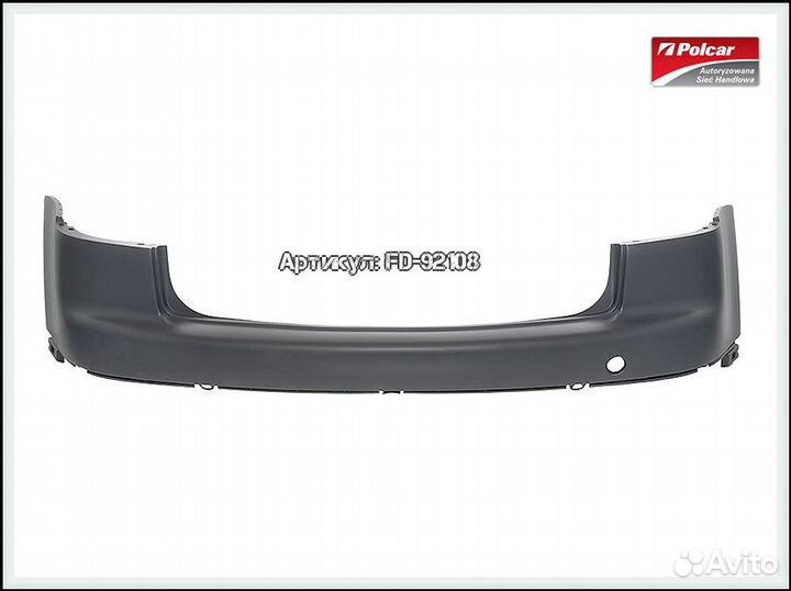 Бампер задний грунт Volkswagen Touran