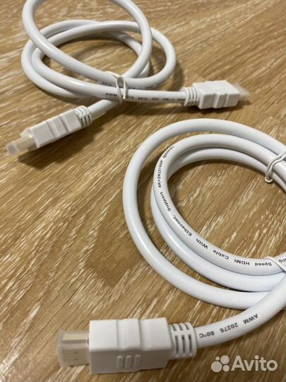 Кабель hdmi 4k белый