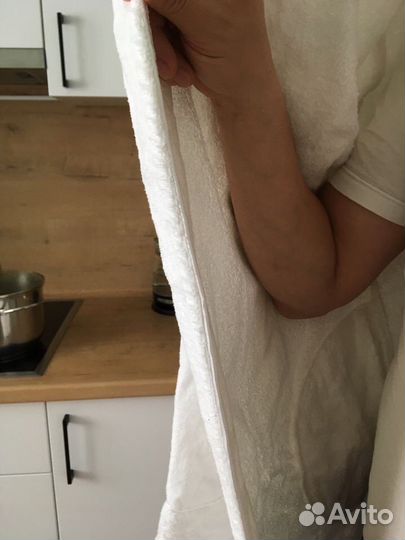 Белый Махровый халат из Турции