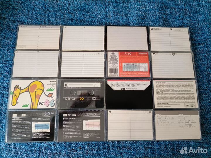 Аудио кассеты That's Tdk Denon National Sony Novel