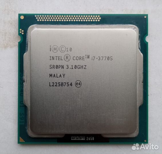 Intel core i7 3770s
