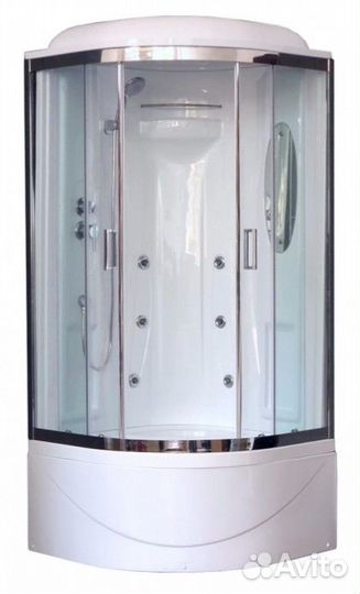 Душевая кабина Royal Bath RB90BK2-T-CH 90x90