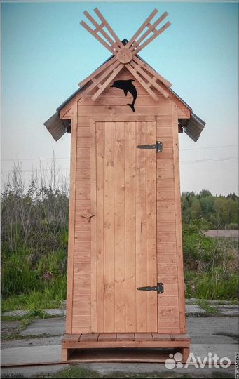 Уличный туалет прямоугольник срк 592