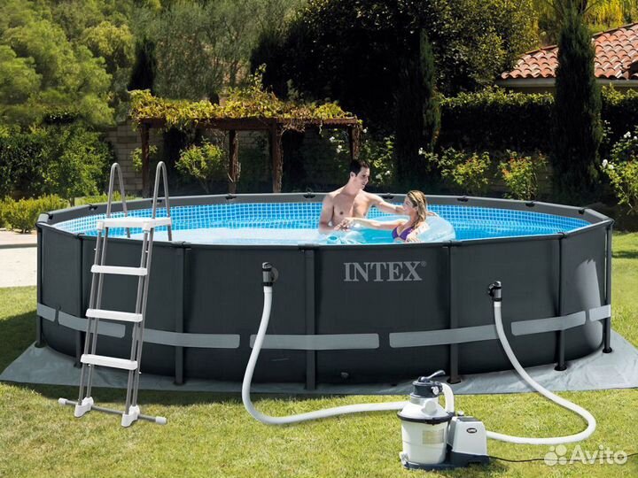 Каркасный бассейн 610 х 122см Интекс
