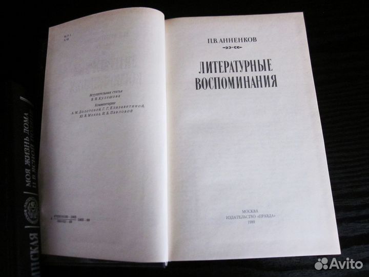 Анненков, Кузминская литературные воспоминания