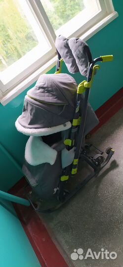 Санки коляска ника 7-3. Бронь