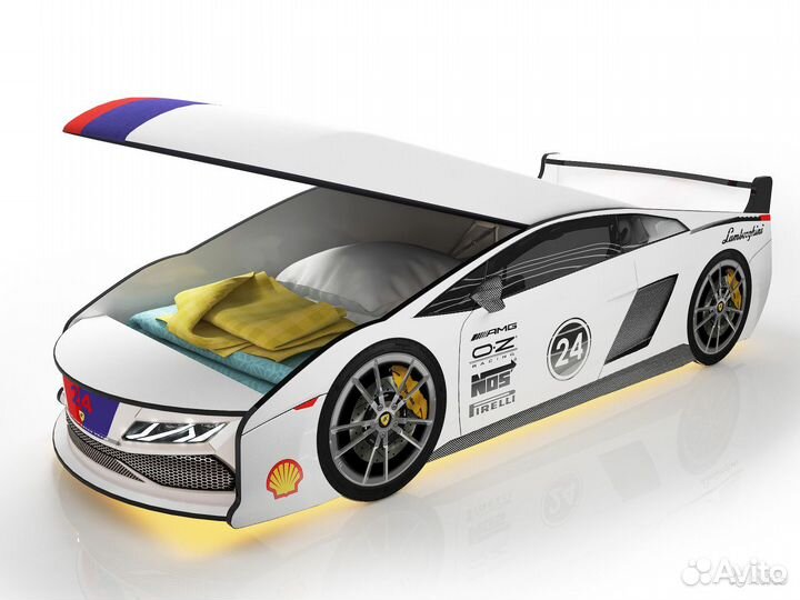 Детская кровать машина 