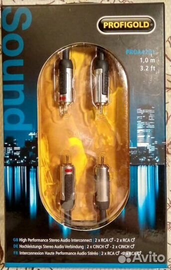 Кабель межблочный Profigold proa4201 2RCA-RCA
